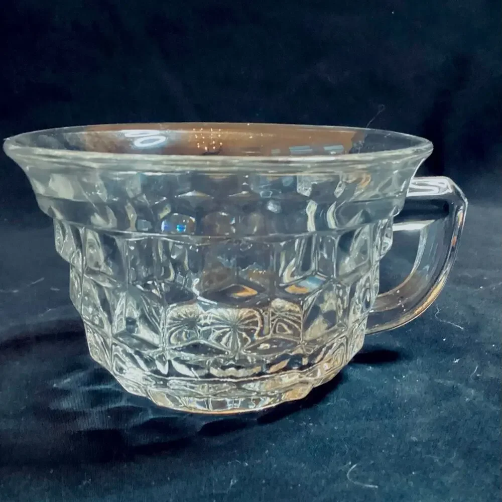 Vintage FOSTORIA Punch Cup - American Cube